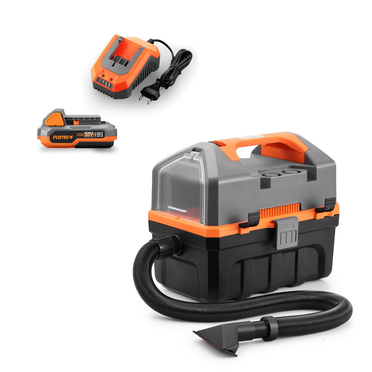 Aspirateur eau/poussière sans fil FUXTEC SET FX-E1VC20