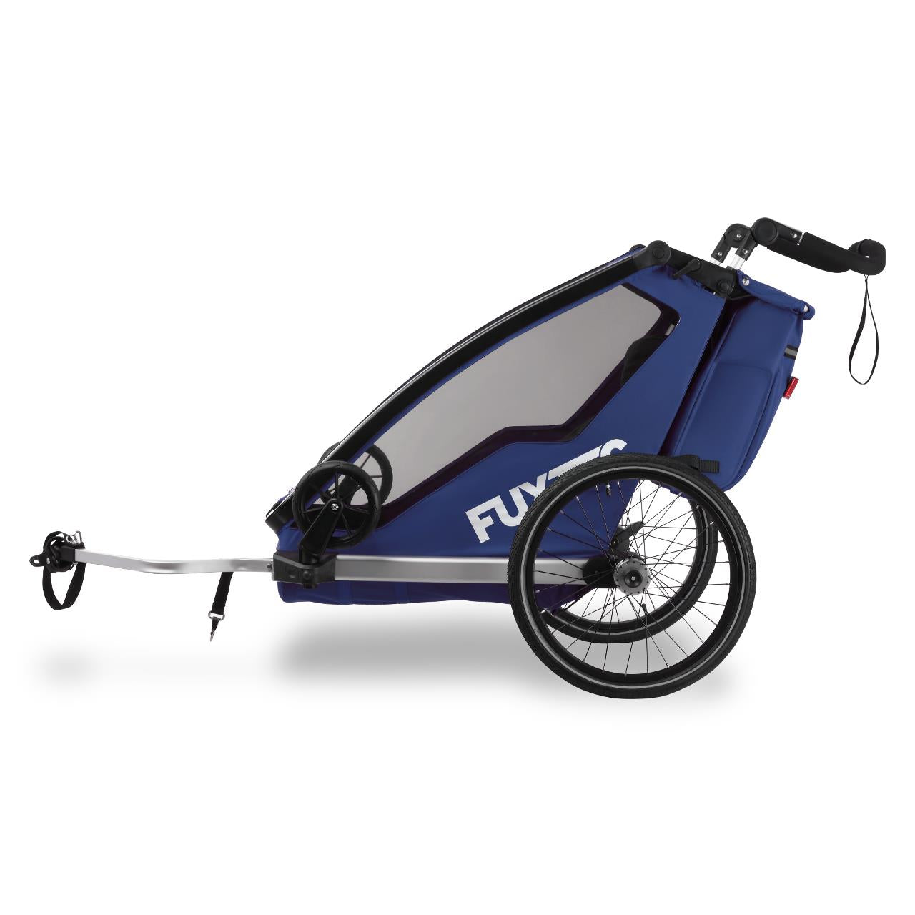 Remorque à vélo Sport Cruiser bleu avec roue avant Jogger incluse