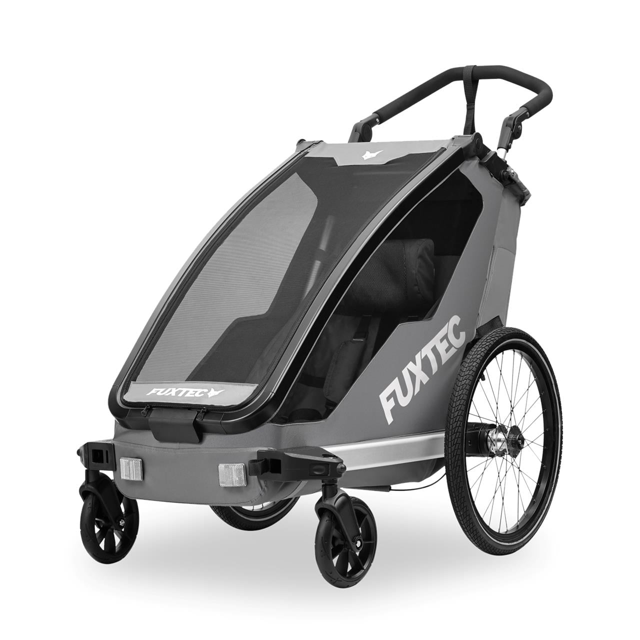 FUXTEC Remorque à vélo FX-FA1S/place unique