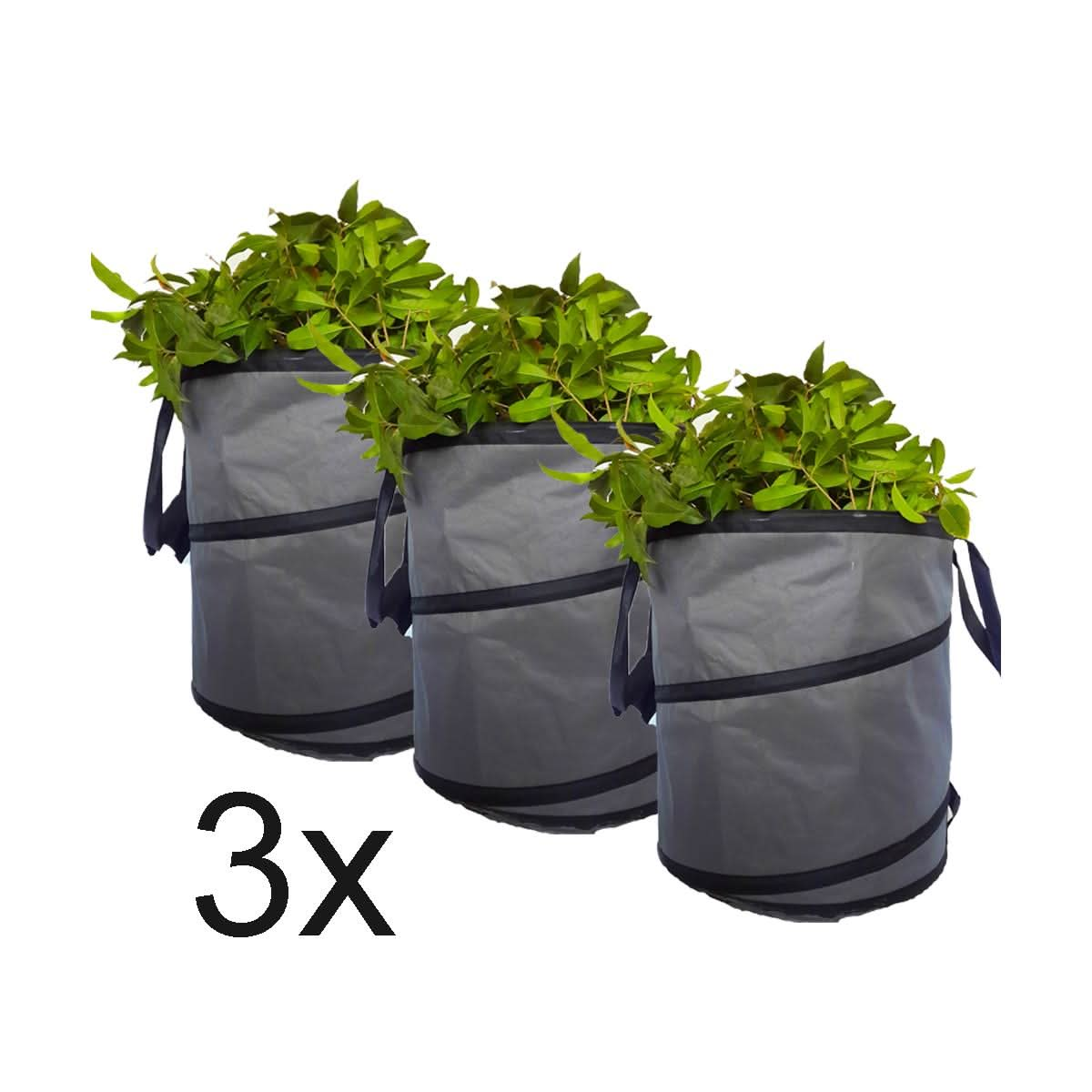 Lot de 3 sacs à déchets 100L FUXTEC FX-GB100