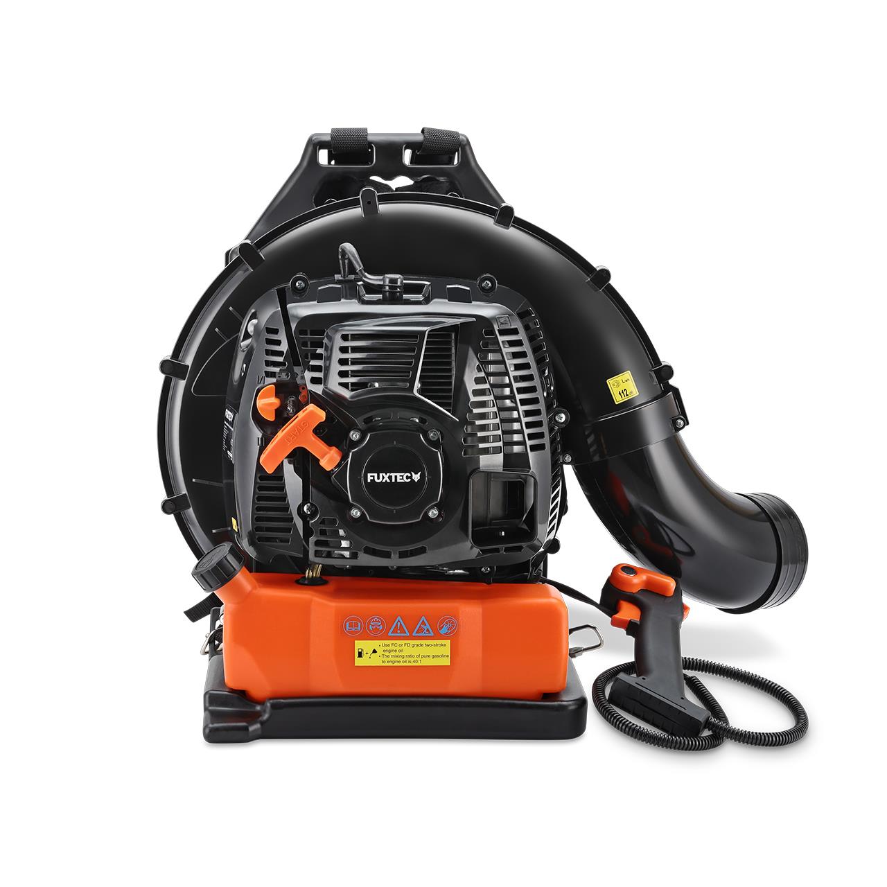 Souffleur thermique dorsal FUXTEC FX-LBP185TPRO 85cc 4,0kW – souffleur de feuilles à essence 95 m/s