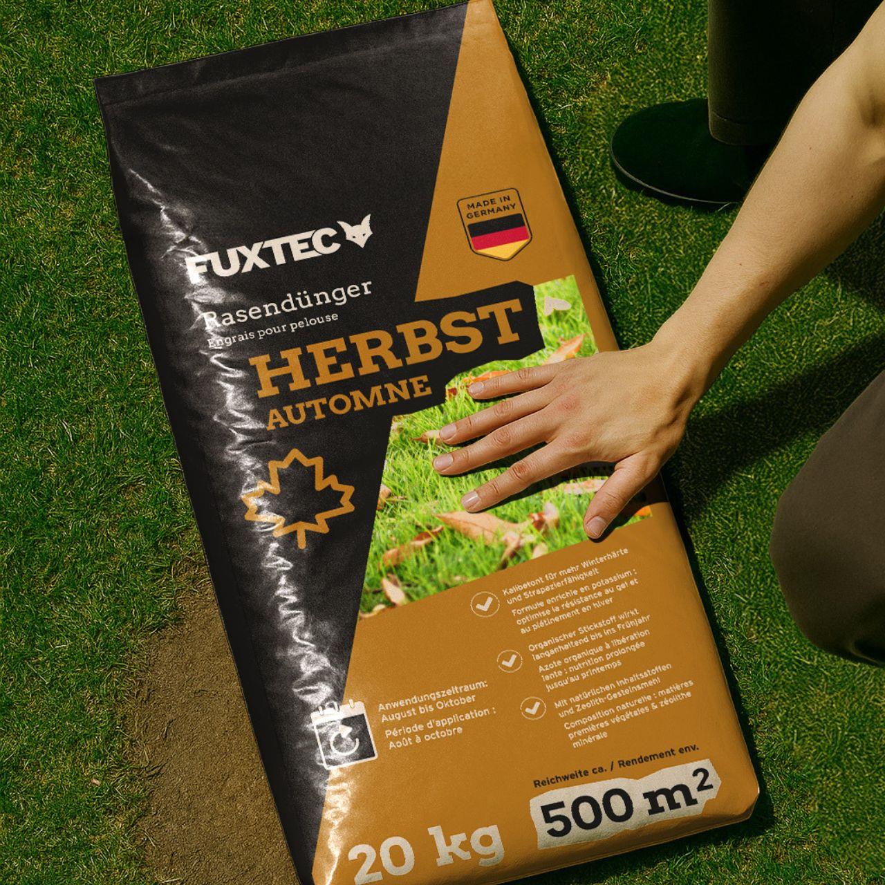 FUXTEC Herbstrasendünger FX-RDH10 10kg für 500m²