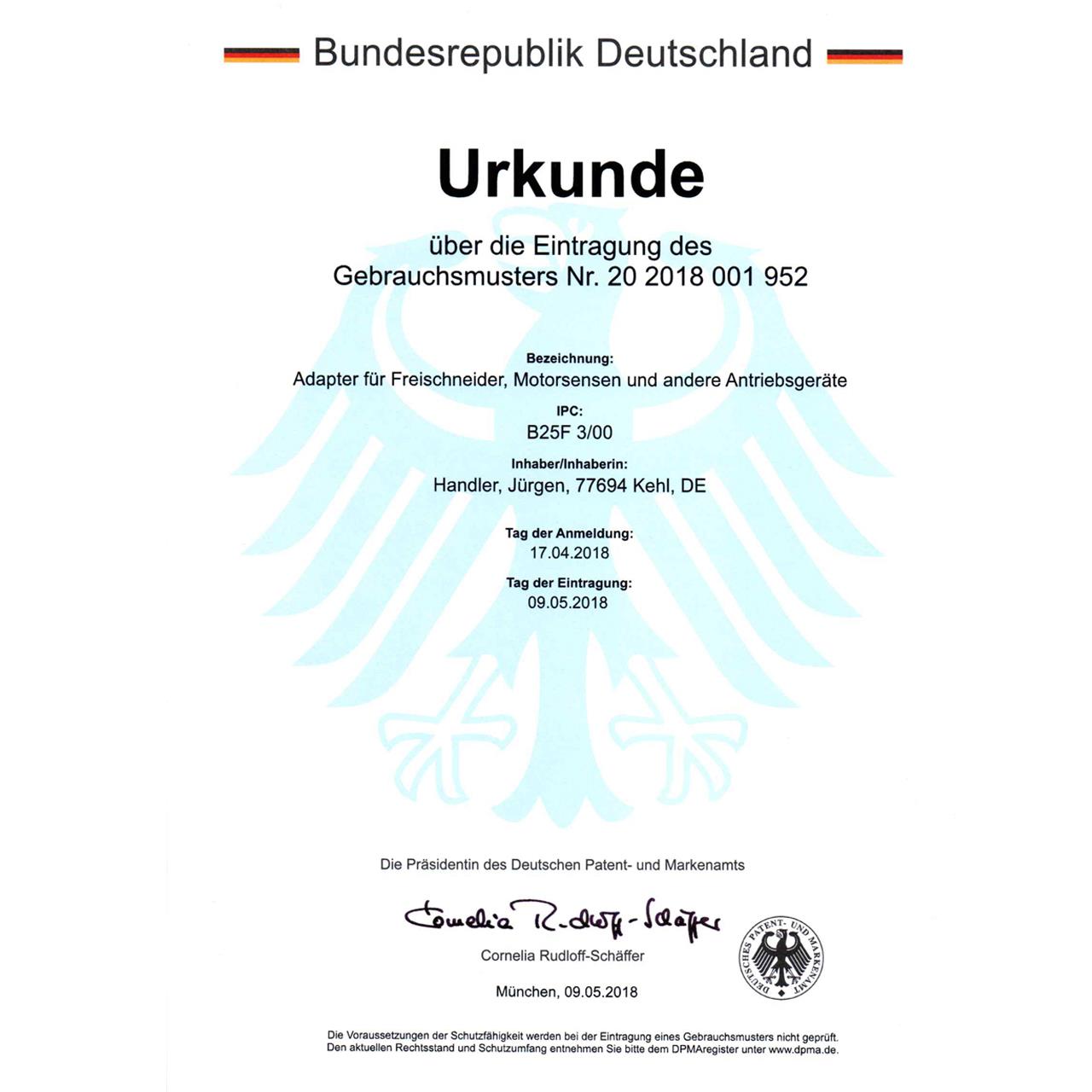 FUXTEC - Brosse pour herbes sauvages avec fonction de tête de fil 8mm pour coupe-bordures