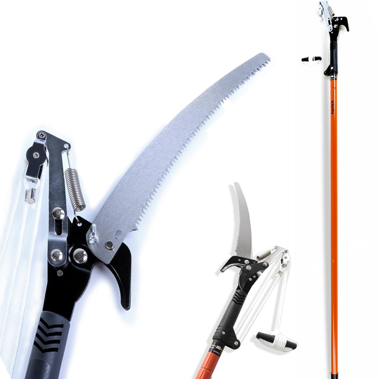Échenilloir télescopique et scie supérieure 35 cm FUXTEC FX-TAS35