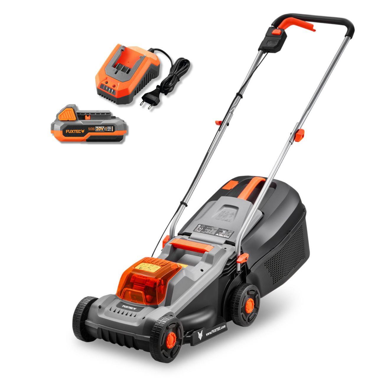 FUXTEC Tondeuse à gazon sans fil 20V FX-E1RM20ECO-SET