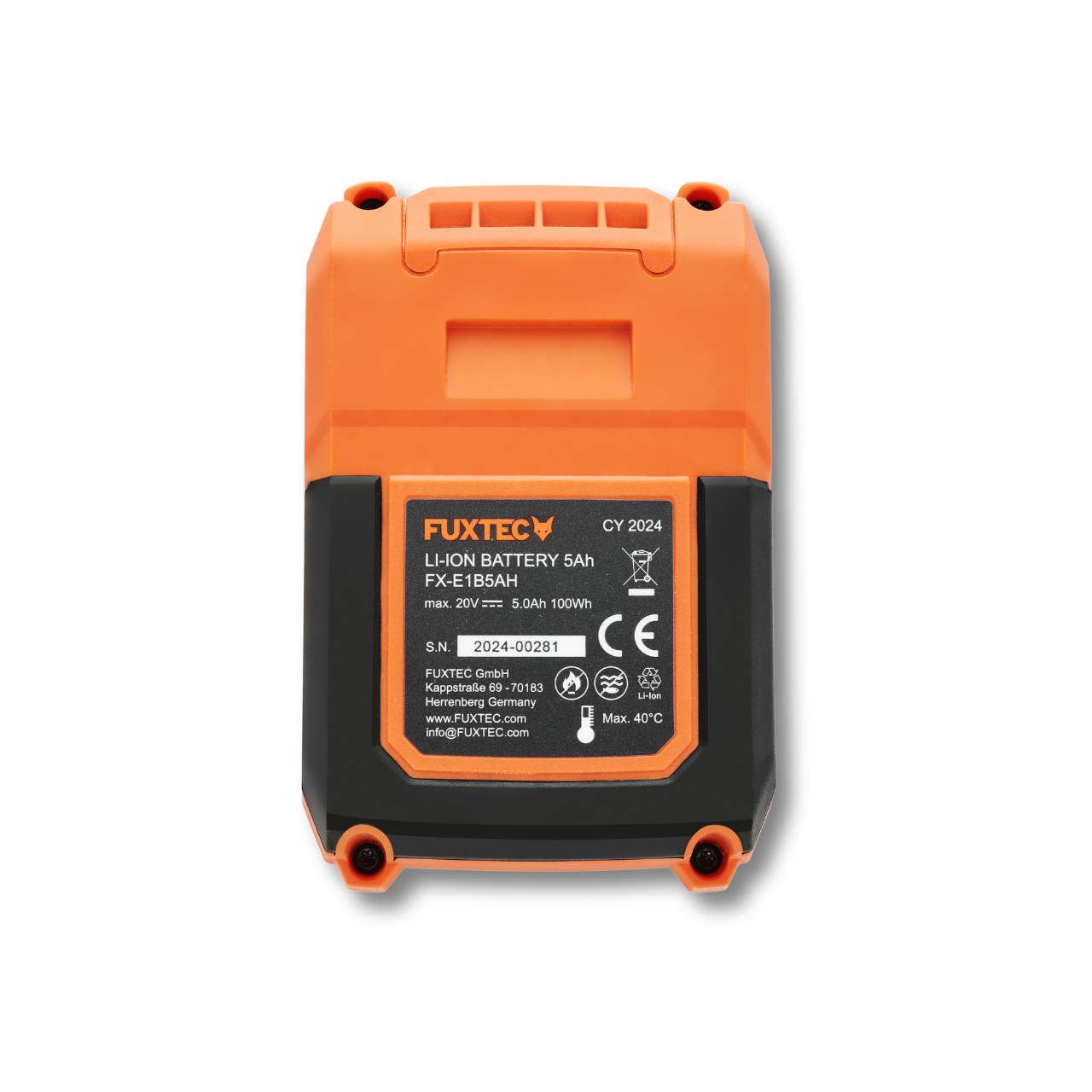 Batterie FUXTEC 20V 5Ah FX-E1B5AH